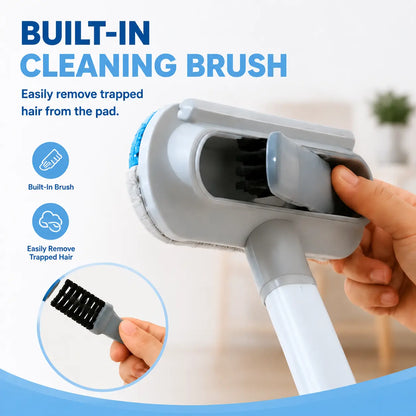 Upgraded 4-In-1 Pet Hair Remover with Adjustable Long Handle, Eco-Friendly Reusable Lint Brush with Comfortable Grip, Cost-Effective Washable Fur Removal Tool for Sofa, Car Seats